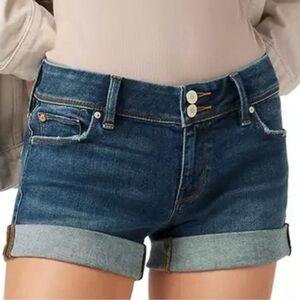 HUDSON Ruby Mid Thigh Rolled Hem Shorts